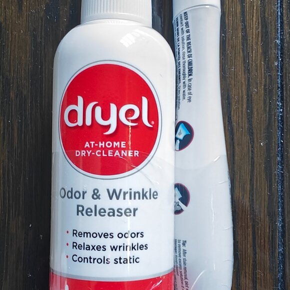 Dryel Odor & Wrinkle Releaser and Stain Remover Set of 3 NEW - Picture 2 of 2